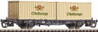 37505 Roco Container wagon loaded with two 20’ containers "Chodovar"